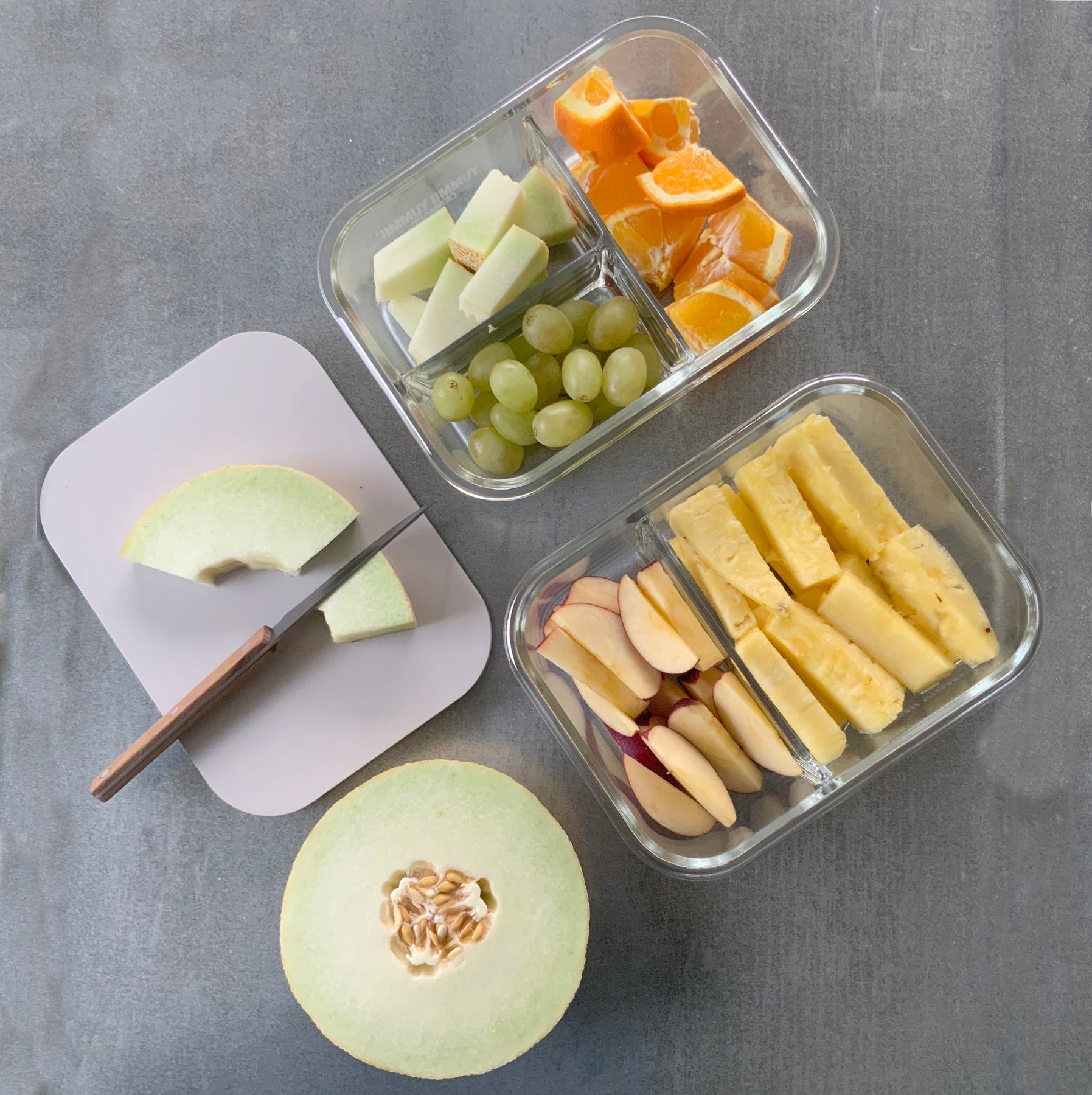 Relaxdays Meal Prep Contenitori, Set 24 Lunch Box a 2 Scomparti